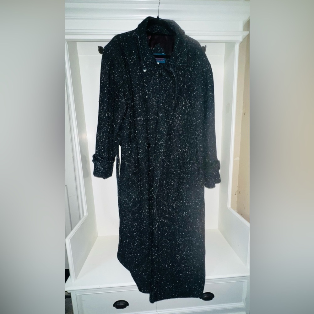 J TODD Black Trench Coat